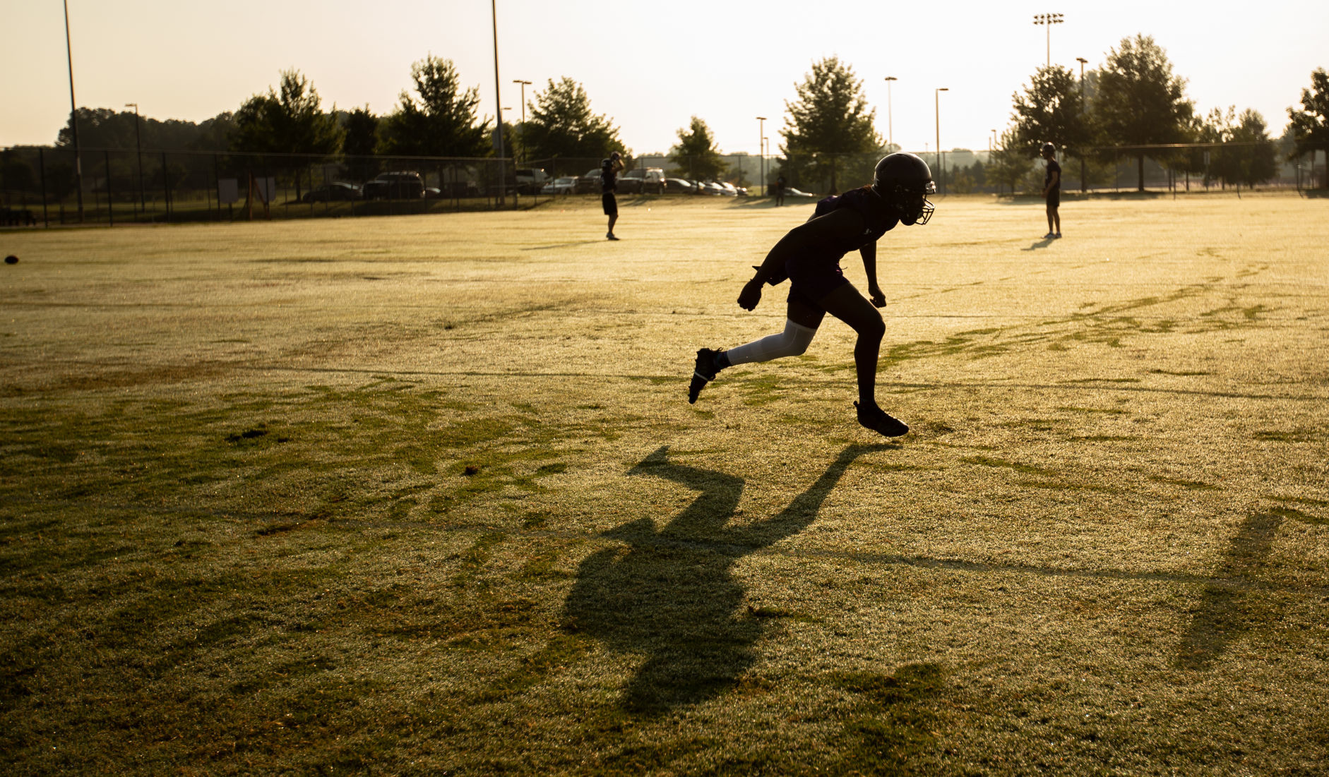 First day of football practice